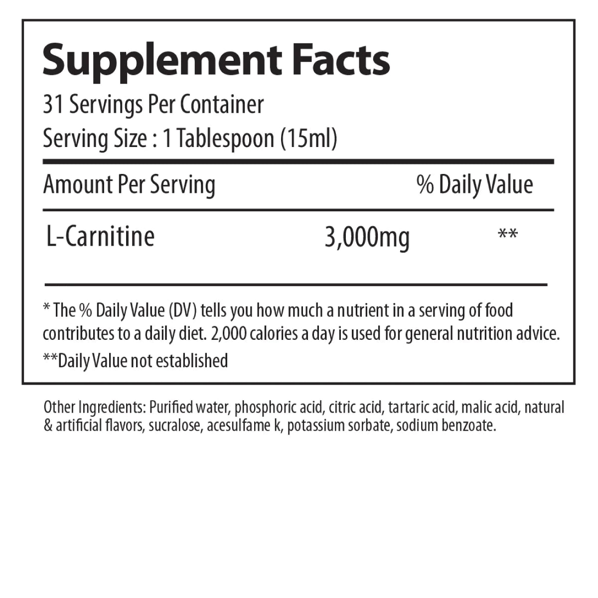L-Carnitine - Alpha supps